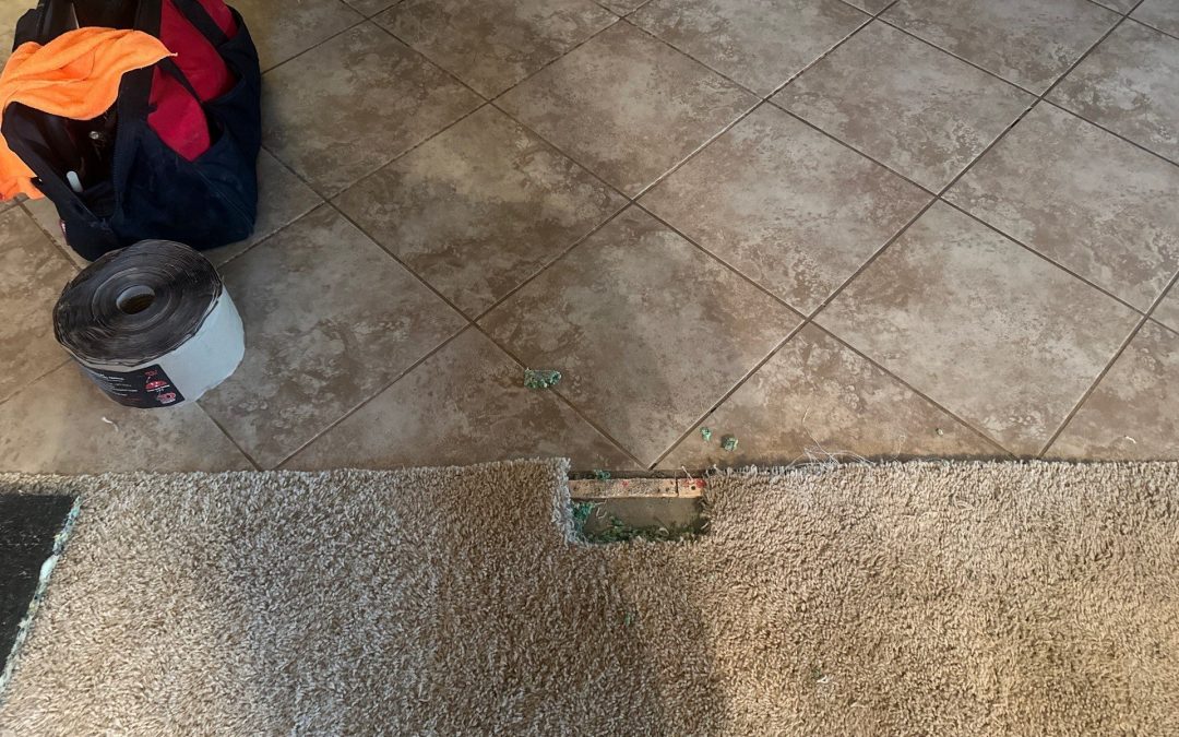 Flawless Carpet Repair Near a Tile Edge in Glendale, AZ